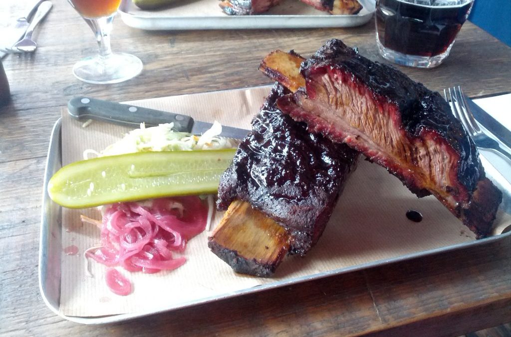 Beef Ribs at Duke’s Brew and Que